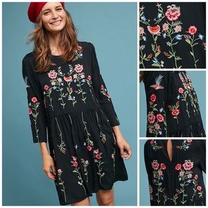 Anthropologie Meave Allison embroidered dress